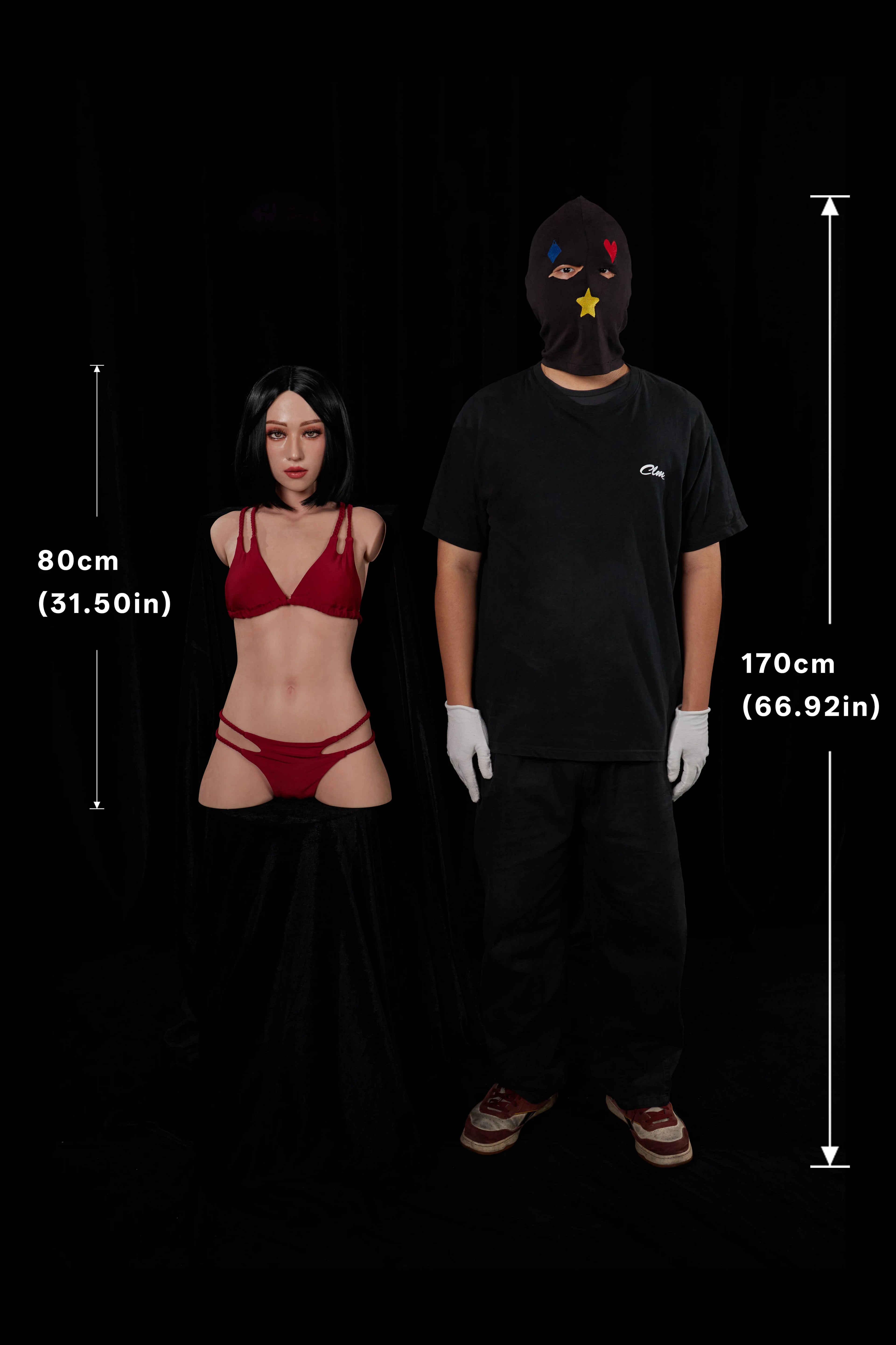 80cm Miyoshi 661 silicone torso doll with head - image 1
