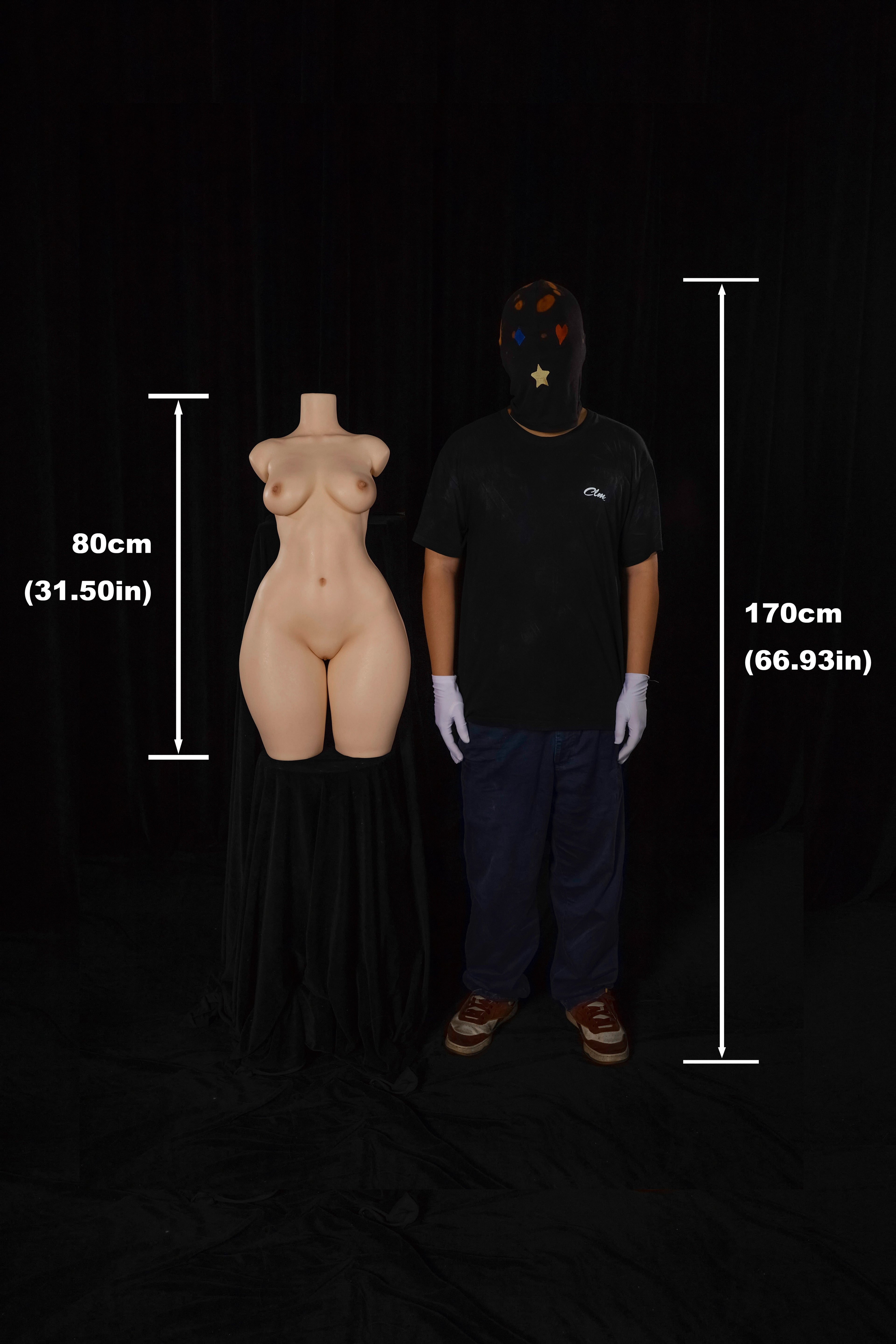 882 E-cup silicone torso doll - image 2