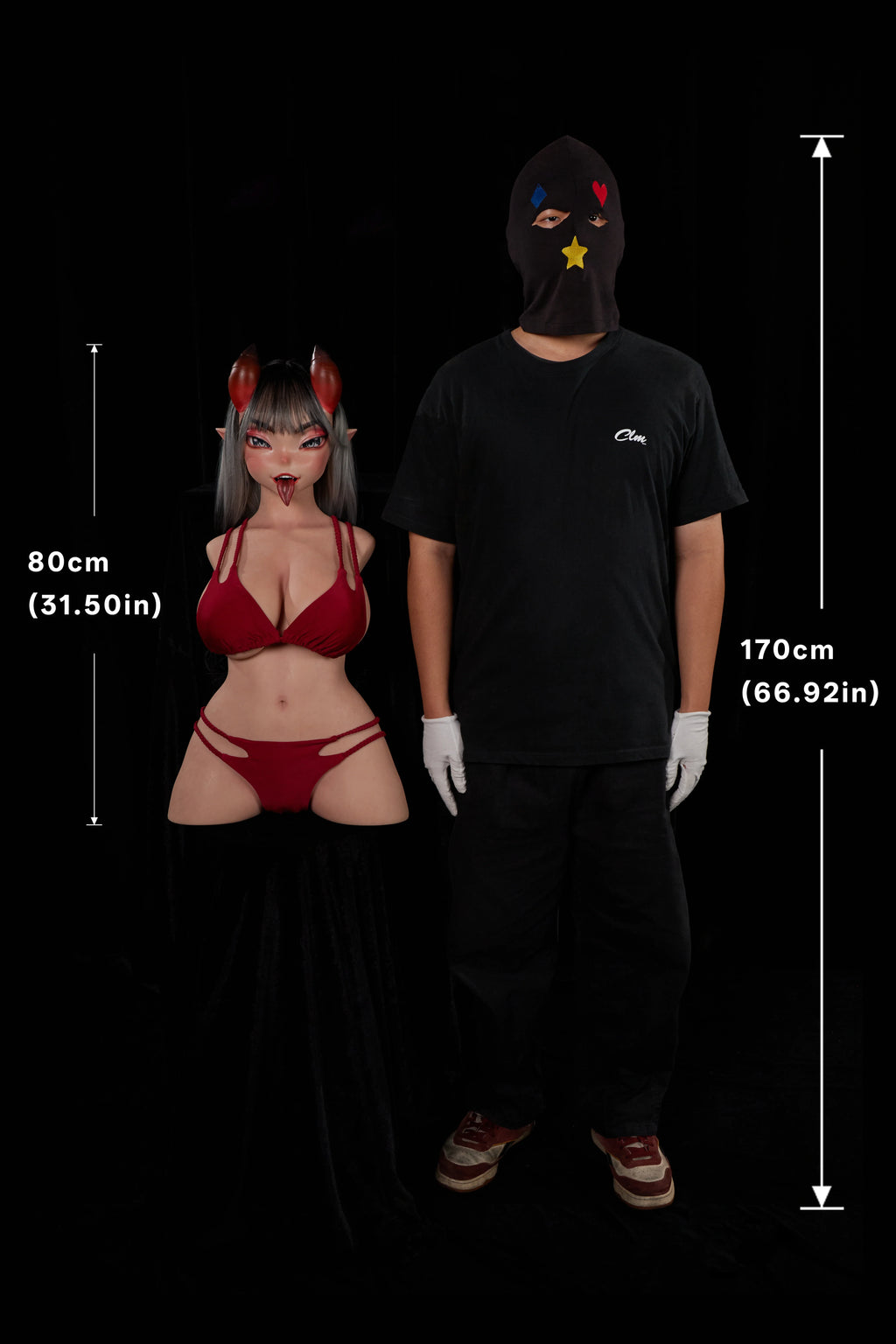 80cm Meru 664 silicone torso doll with head - image 14