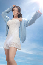 Mayu silicone doll full-body view