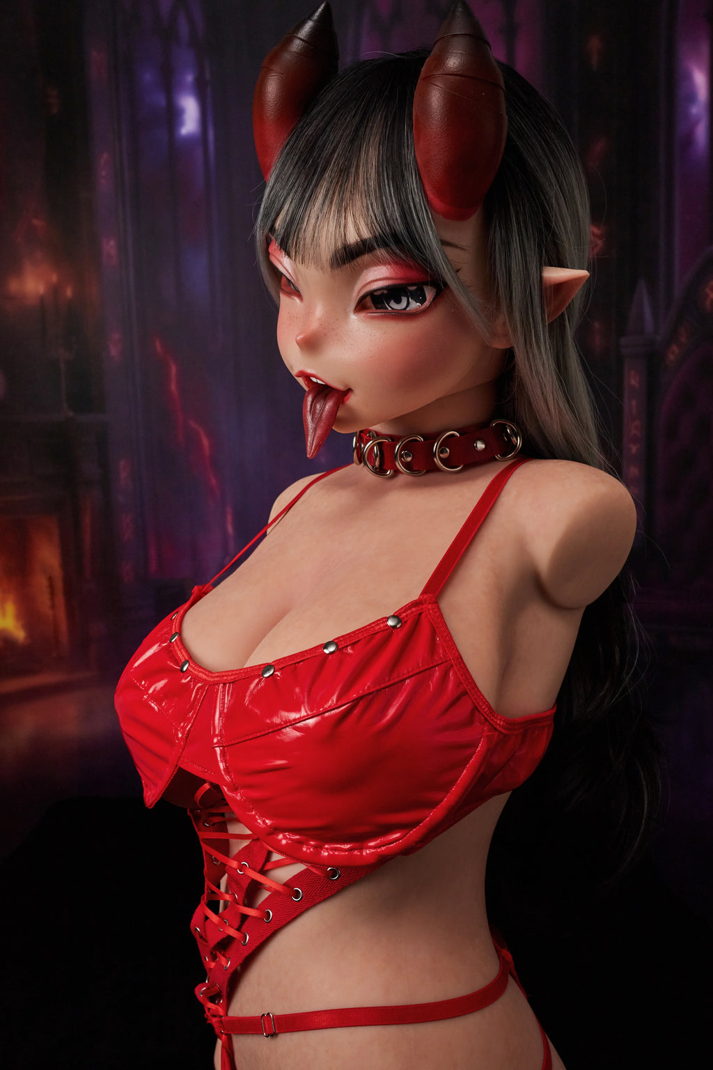 80cm Meru 664 silicone torso doll with head - image 4