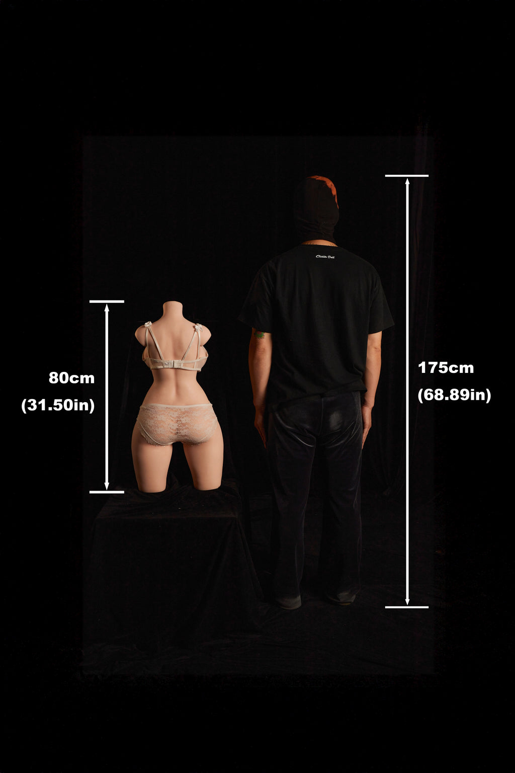 883 E-cup ultra-light silicone torso doll - image 3