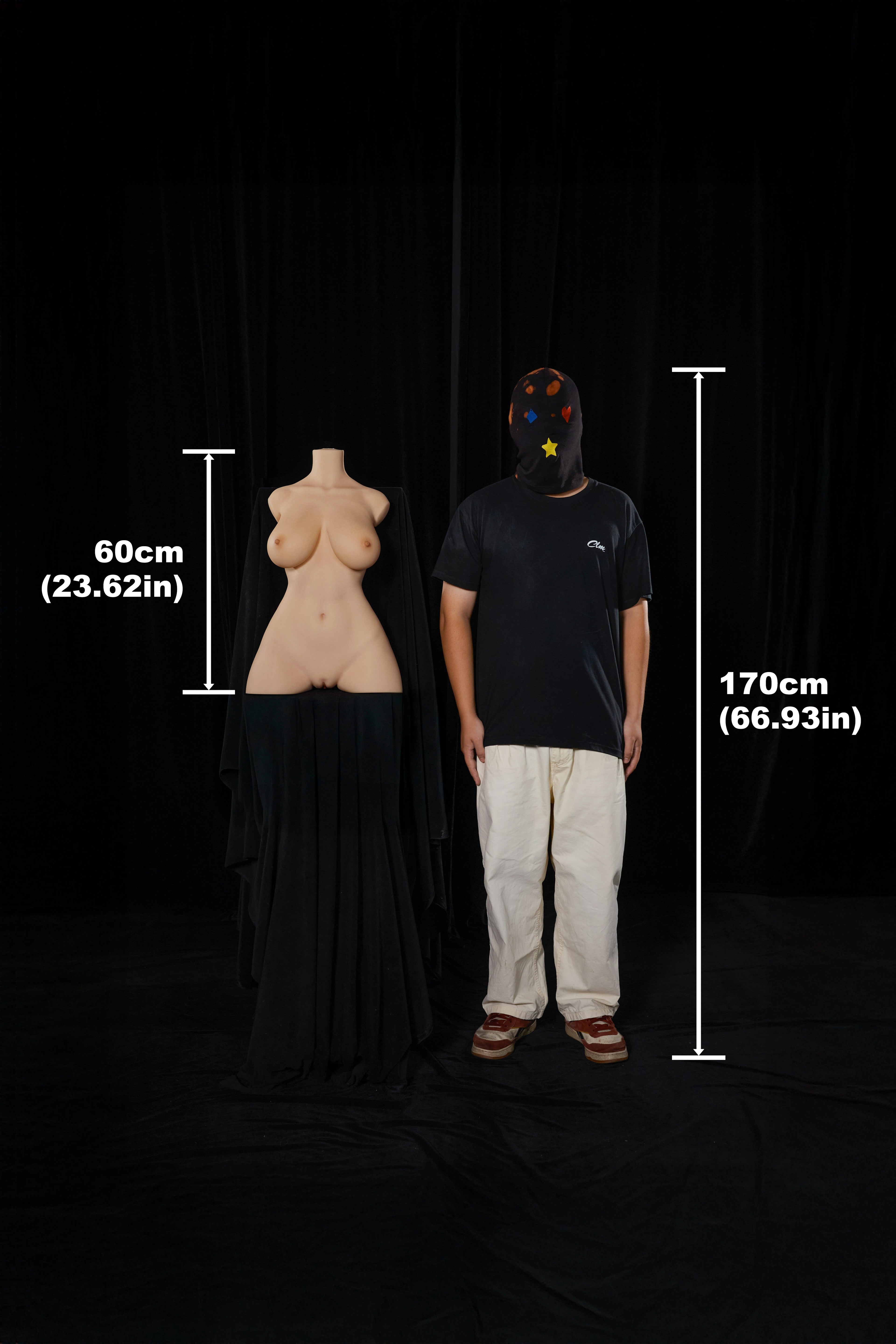 662 E-cup silicone torso doll - image 1