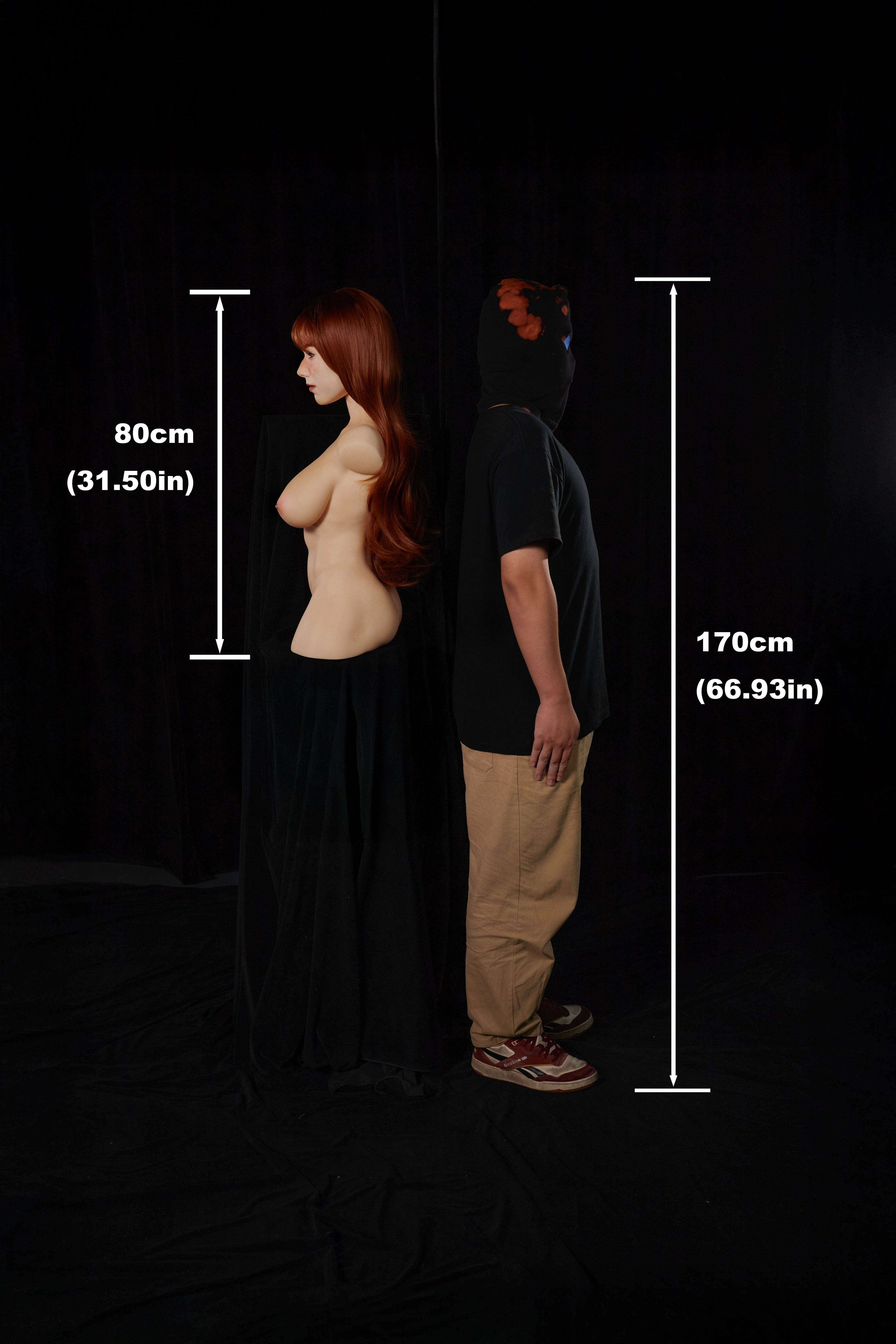 80cm Livia 663 silicone torso doll with head - image 3
