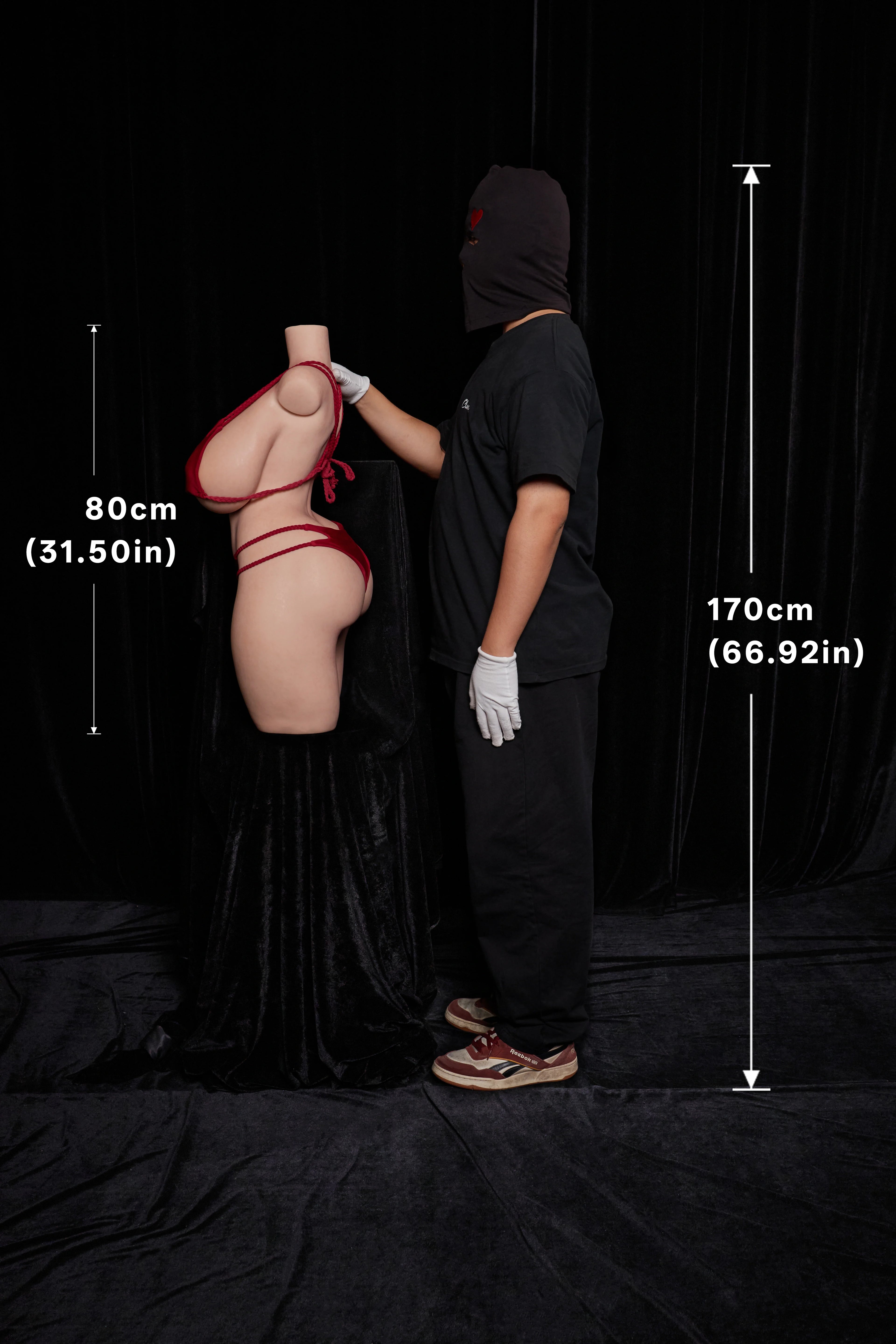 884 K-cup ultra-light silicone torso doll - image 1