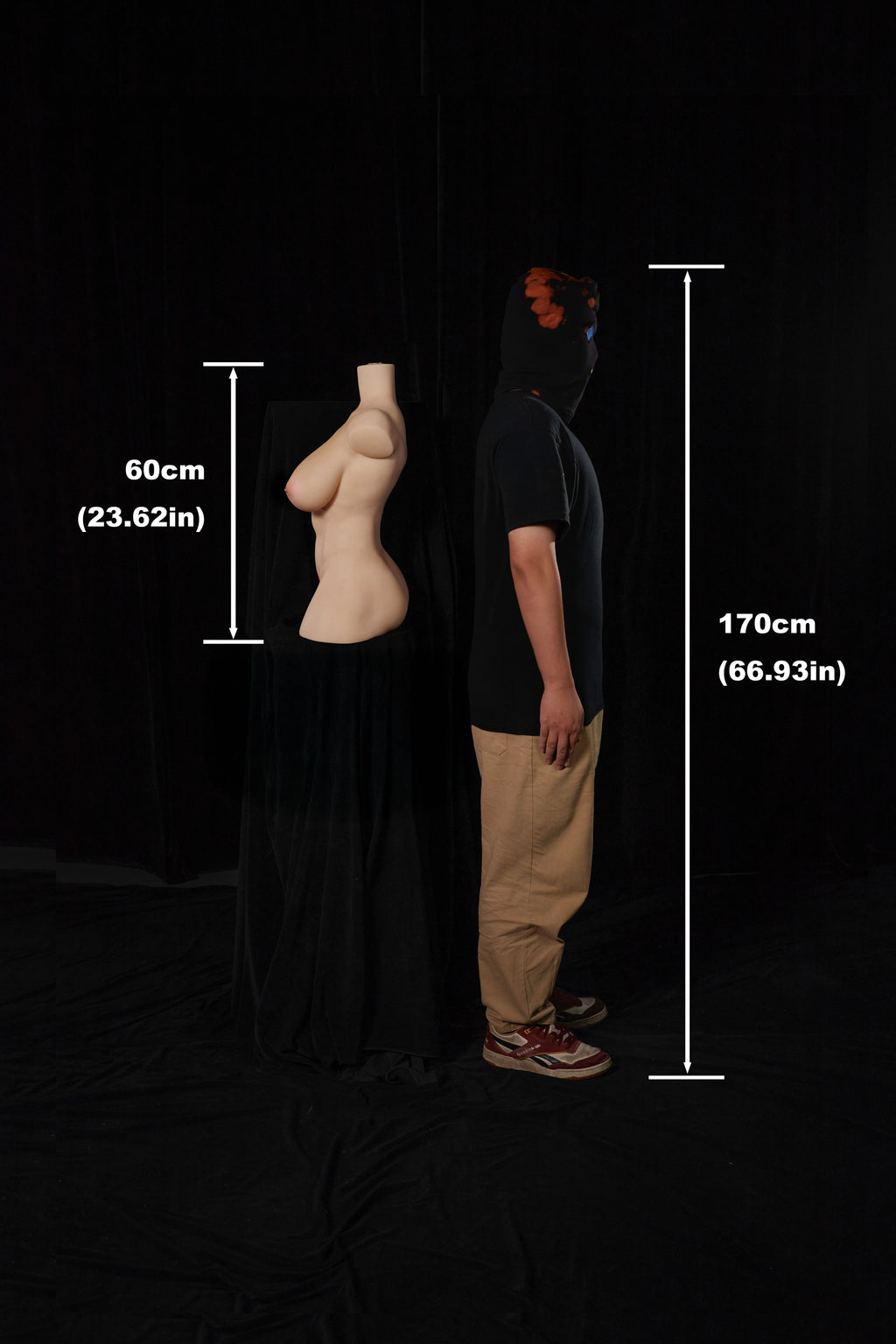663 F-cup silicone torso doll - image 3
