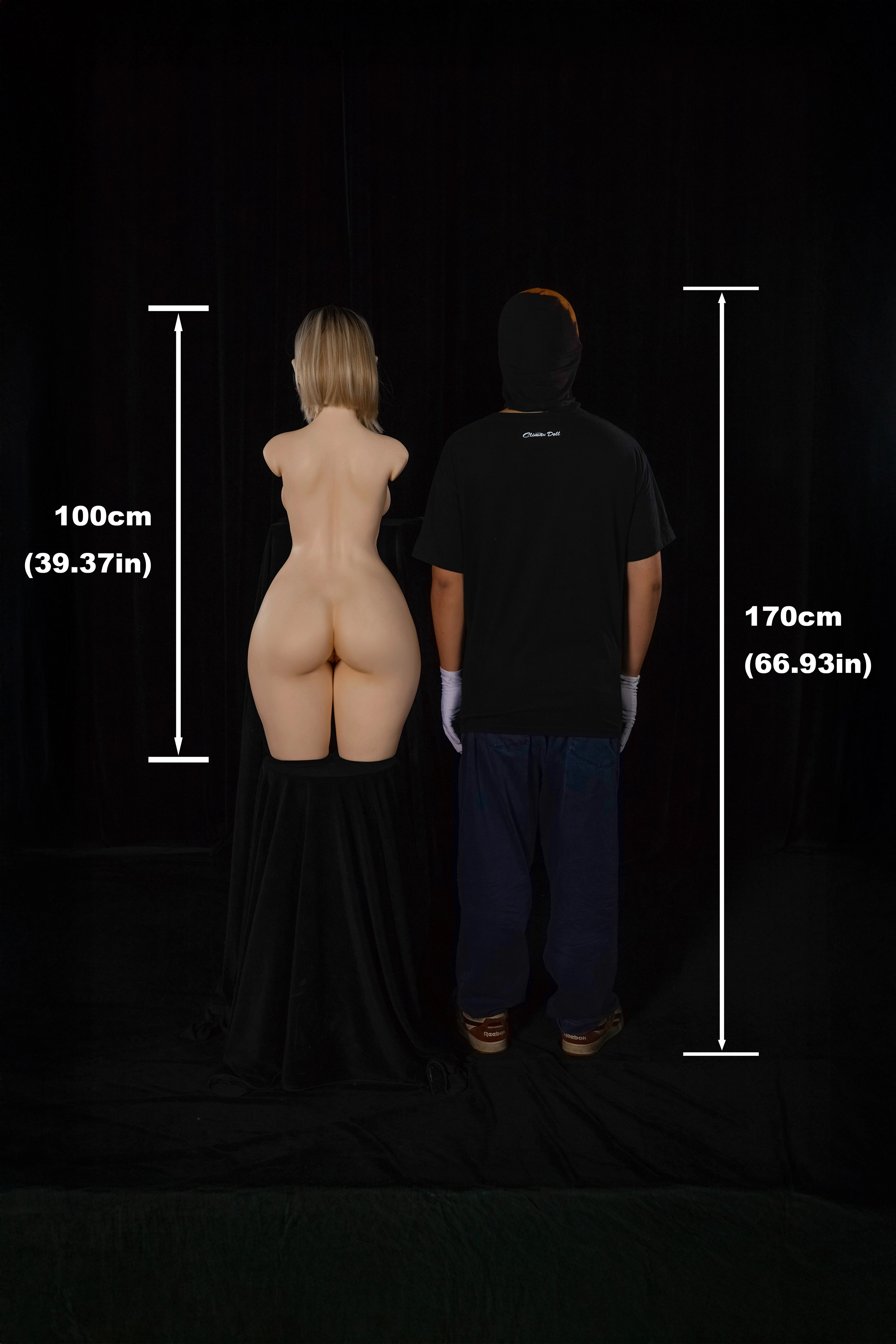 100cm Eydis 882 silicone torso doll with head - image 2