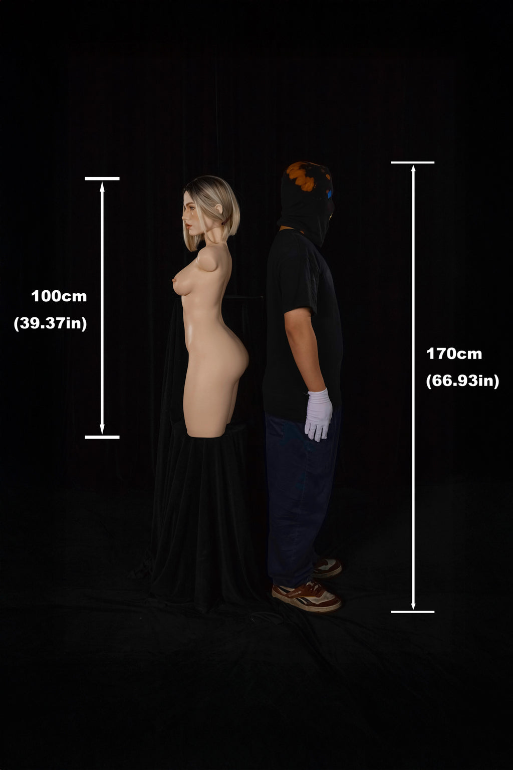 100cm Eydis 882 silicone torso doll with head - image 3