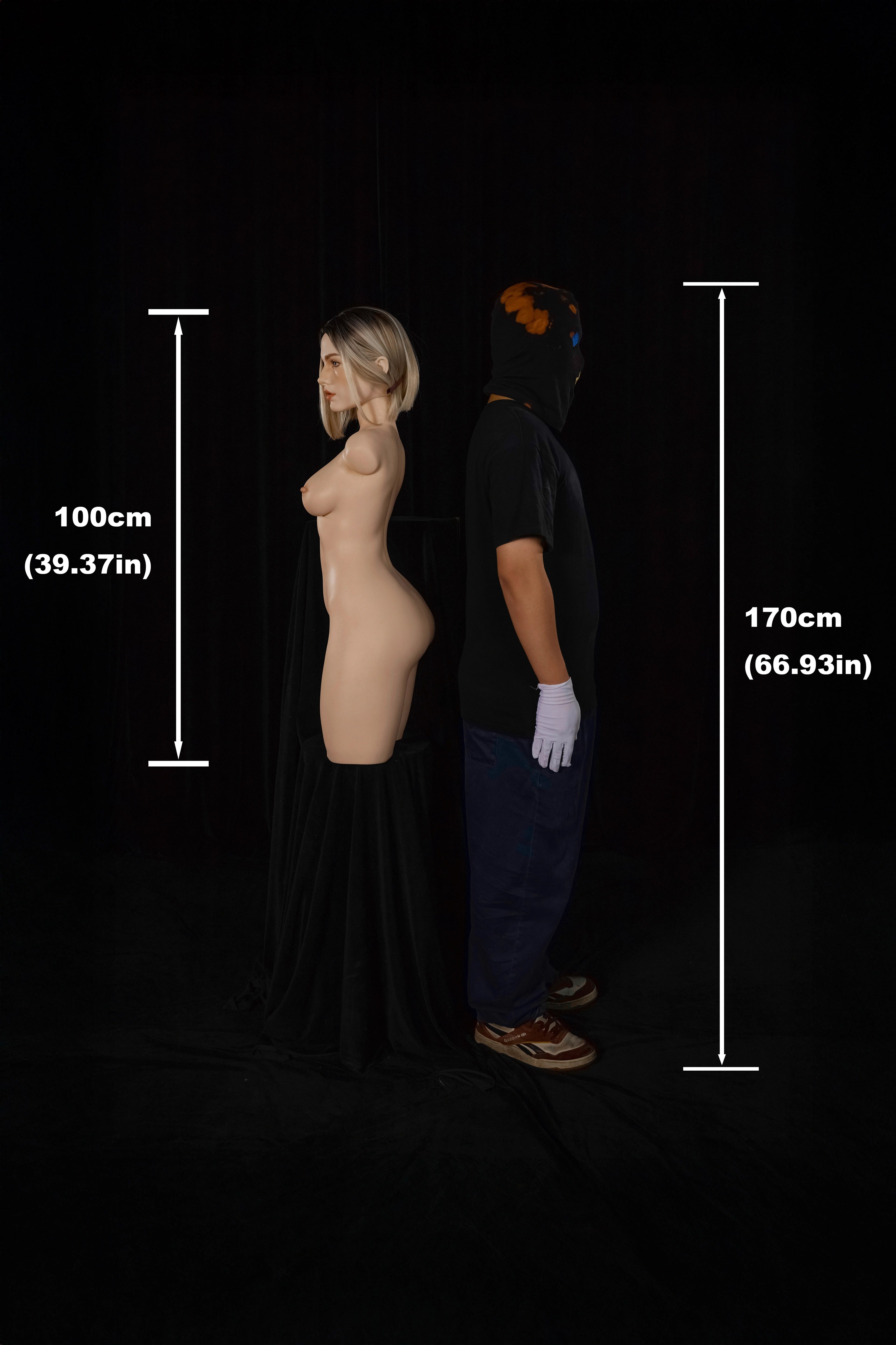 100cm Eydis 882 silicone torso doll with head - image 3