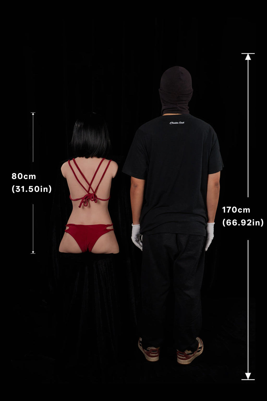 80cm Miyoshi 661 silicone torso doll with head - image 3