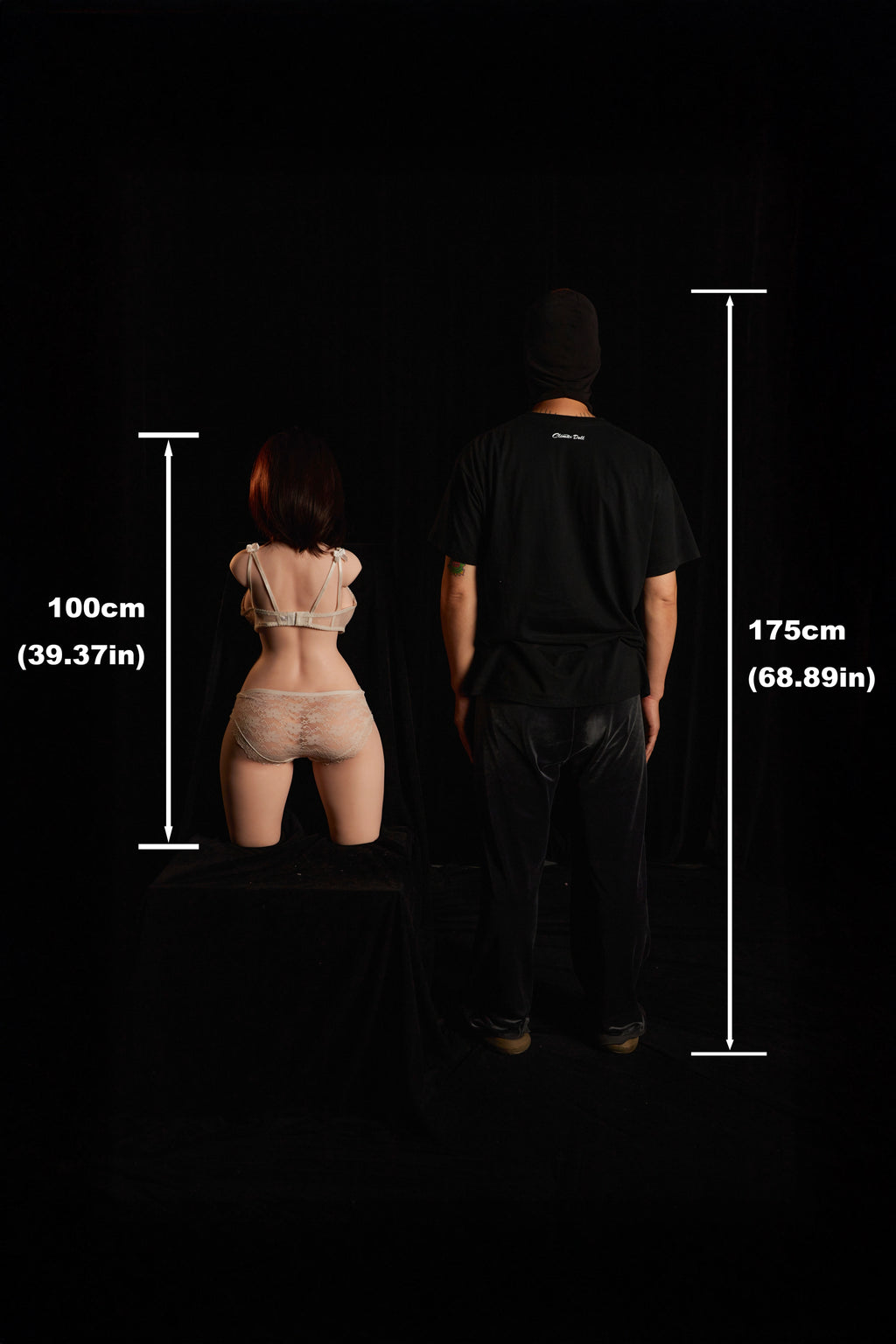 100cm Fukada 883 silicone torso doll with head - image 1