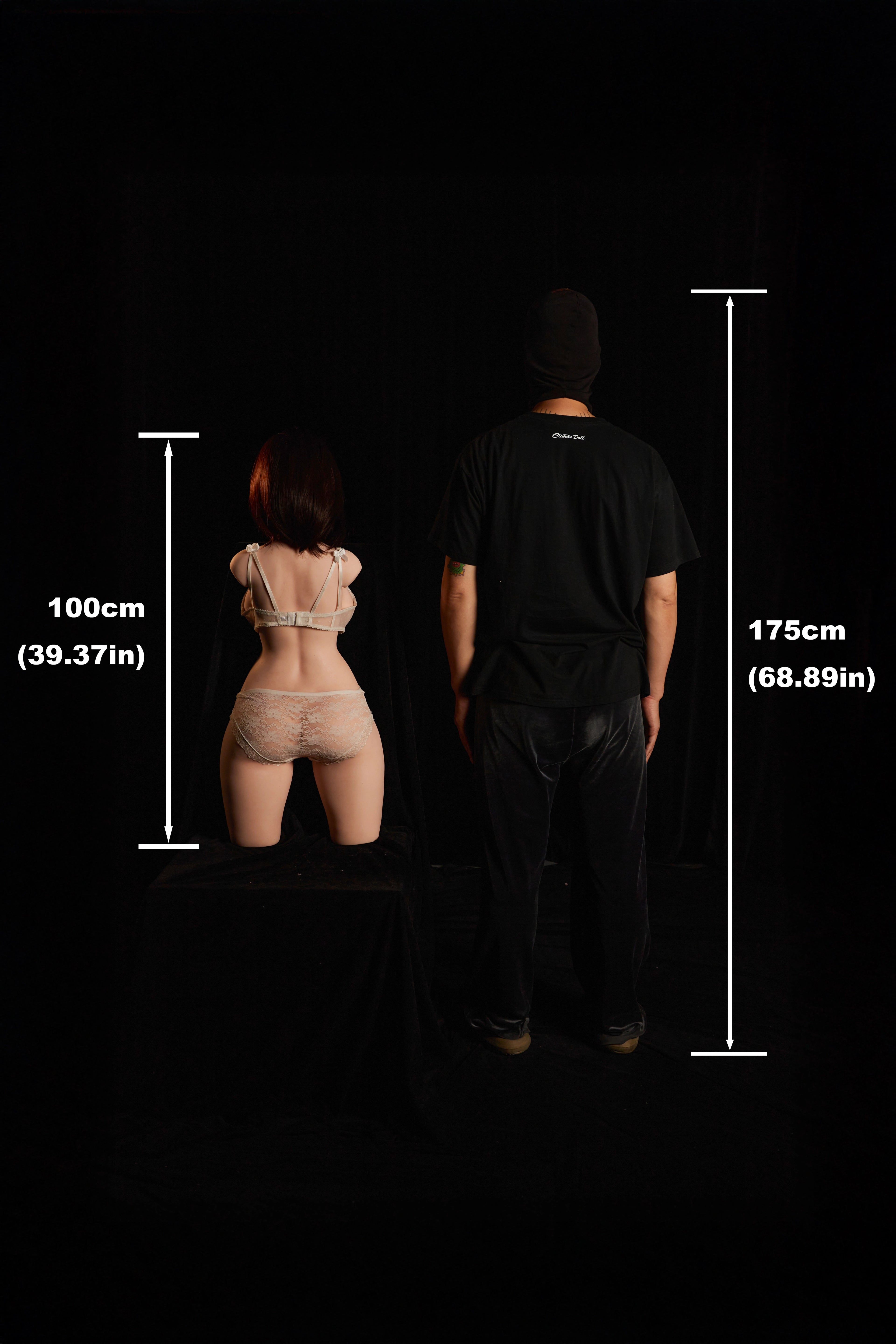 100cm Fukada 883 silicone torso doll with head - image 1