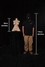 663 F-cup silicone torso doll - image 1