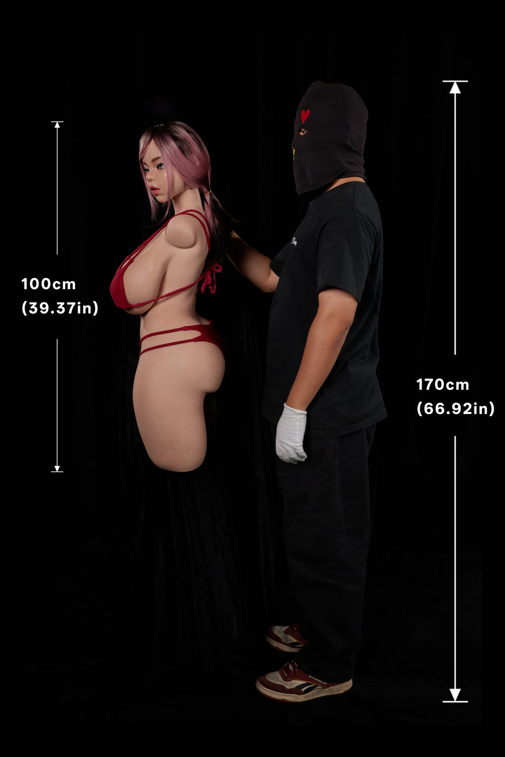 100cm Rhea 884 silicone torso doll with head - image 15