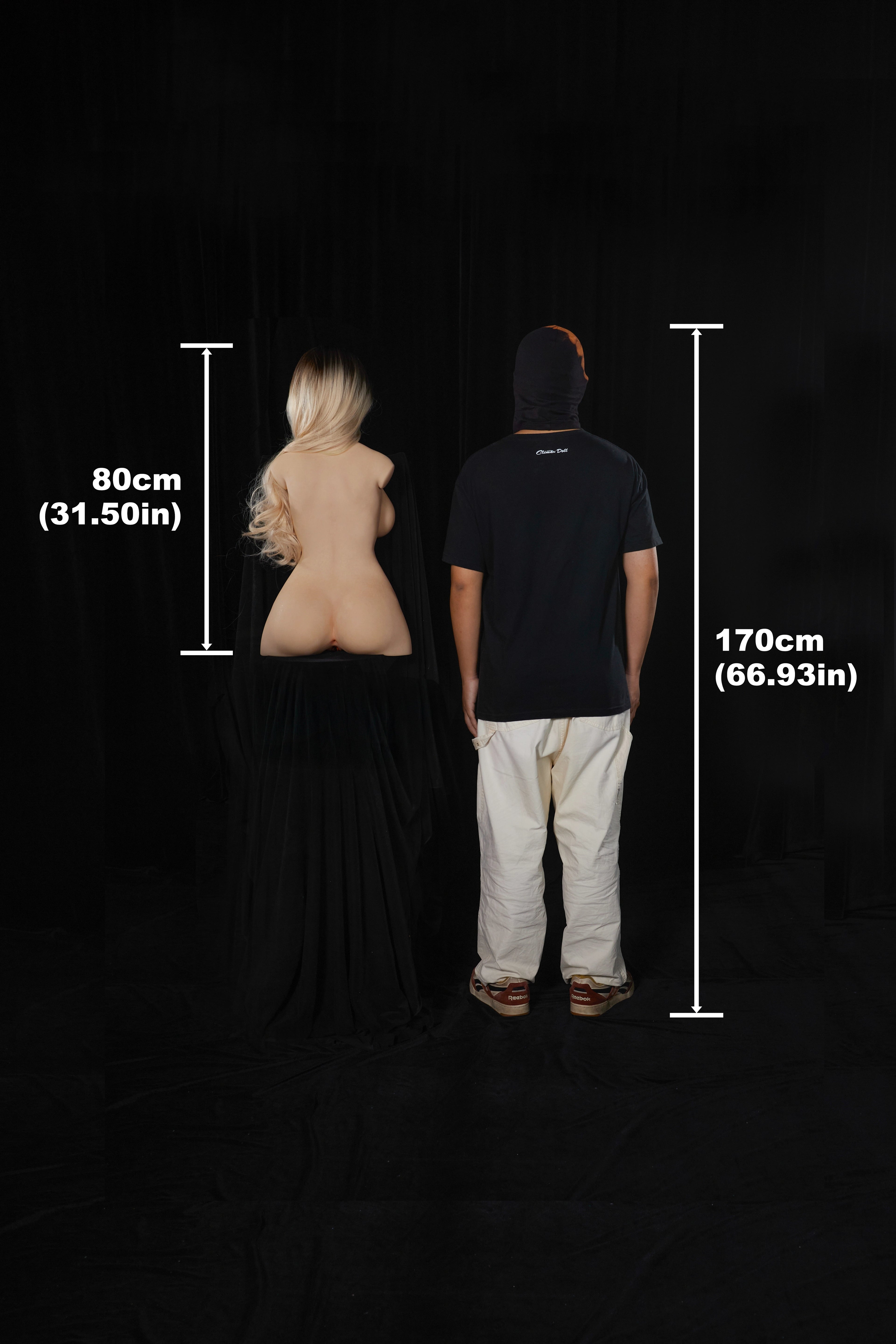 80cm Miko 662 silicone torso doll with head - image 1