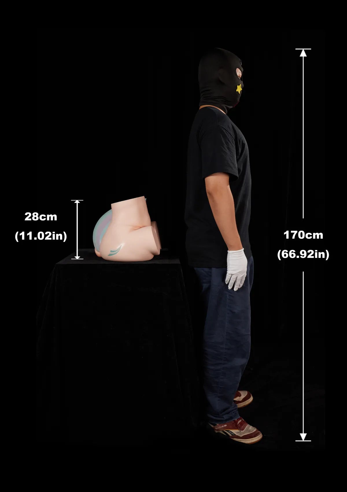 Razor silicone butt torso size guide