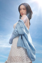 Mayu silicone doll pose