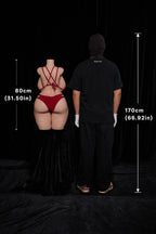 884 K-cup ultra-light silicone torso doll - image 8