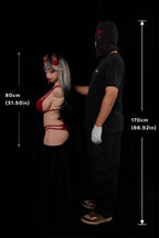 80cm Meru 664 silicone torso doll with head - image 15