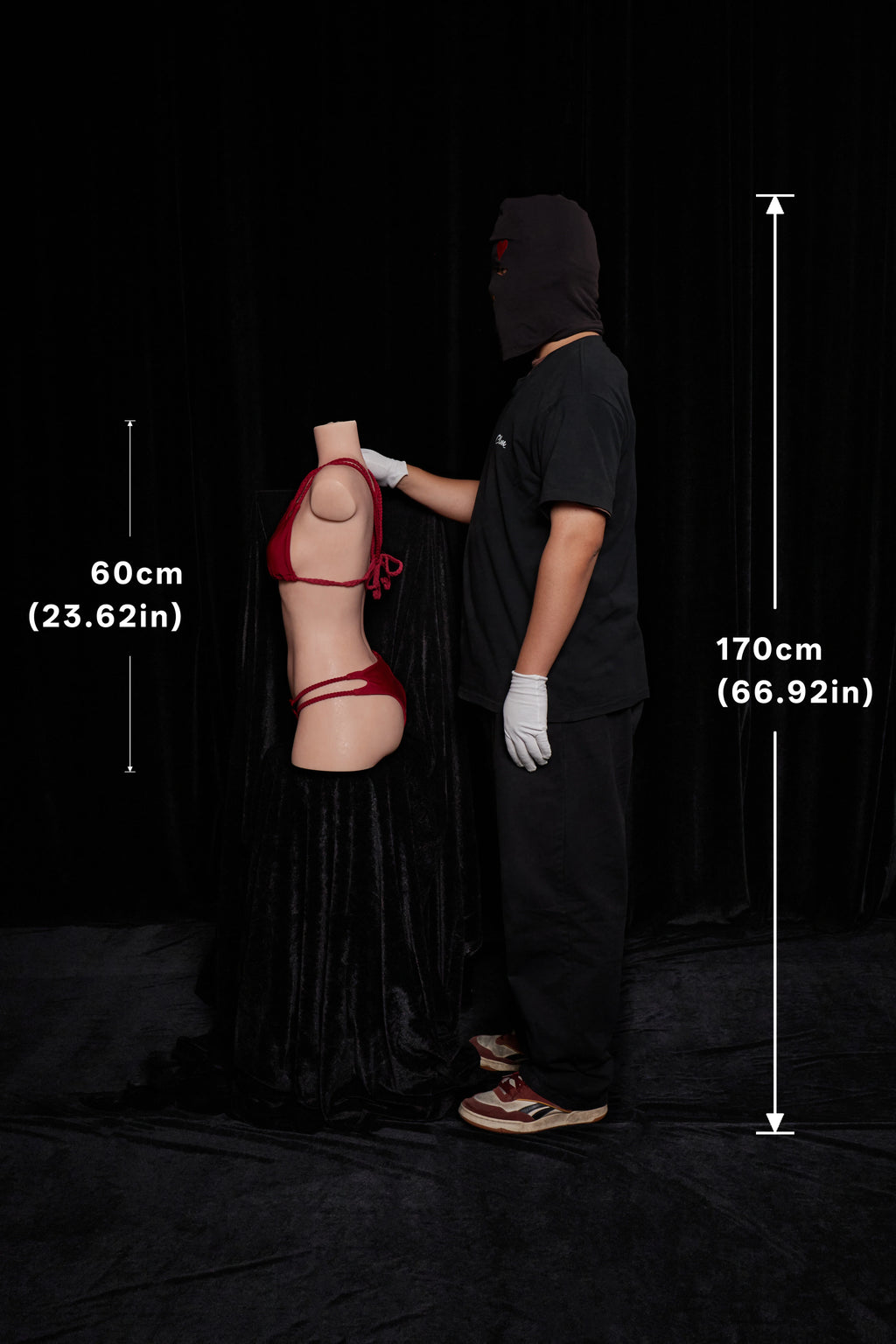 661 AA-cup silicone torso doll - image 2