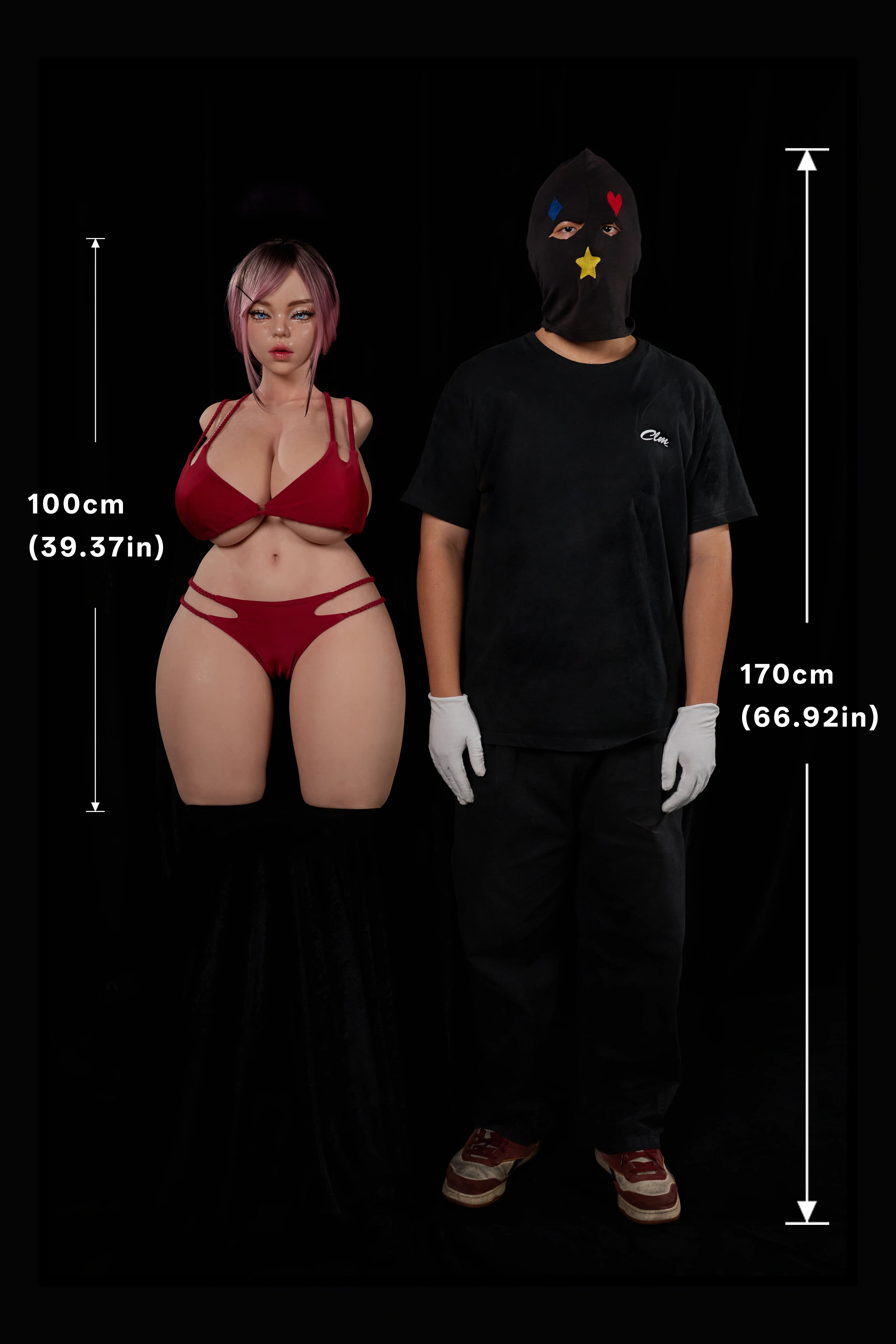 100cm Rhea 884 silicone torso doll with head - image 14