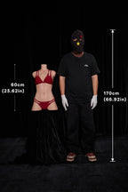 661 AA-cup silicone torso doll - image 1