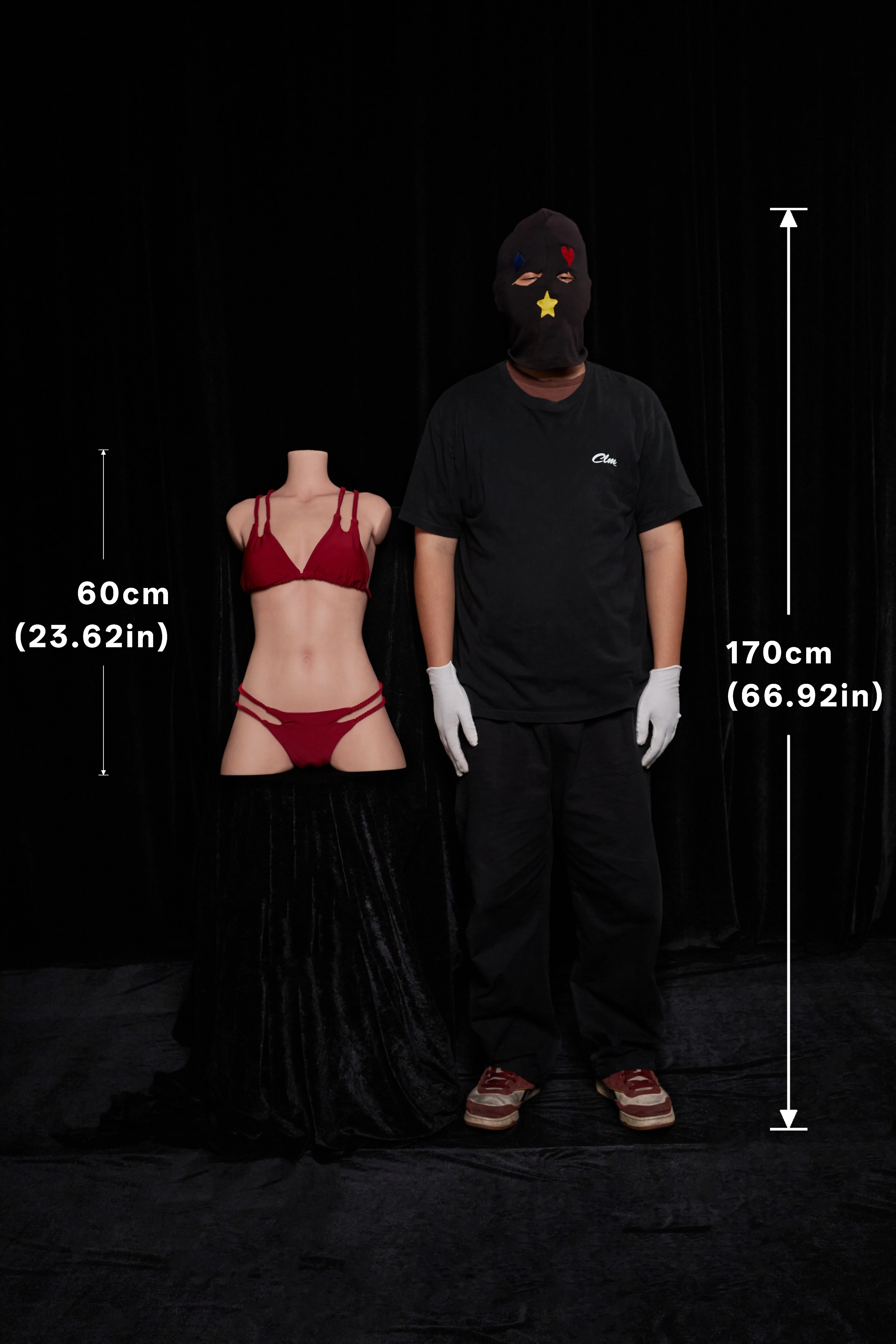 661 AA-cup silicone torso doll - image 1