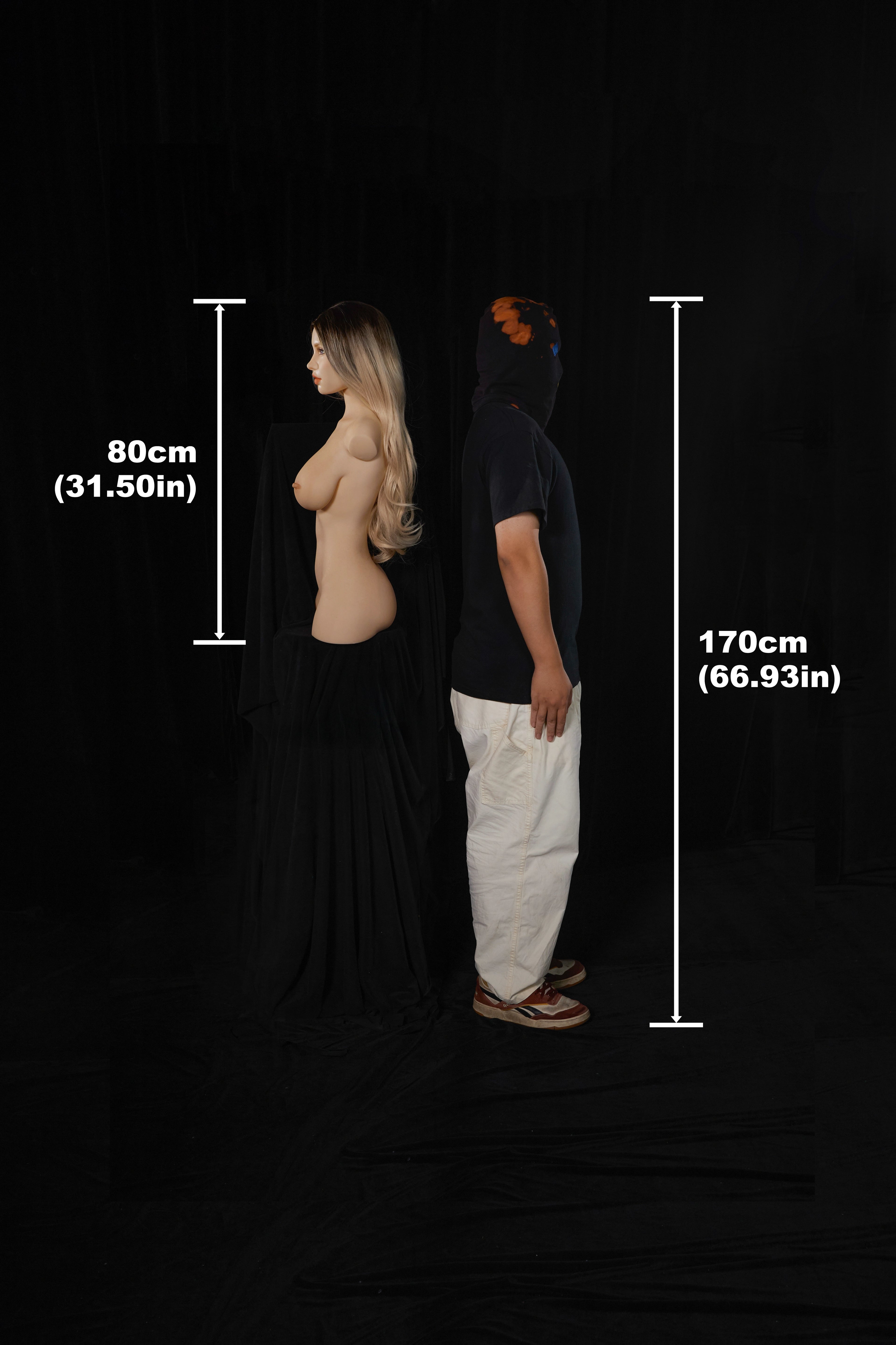 80cm Miko 662 silicone torso doll with head - image 2