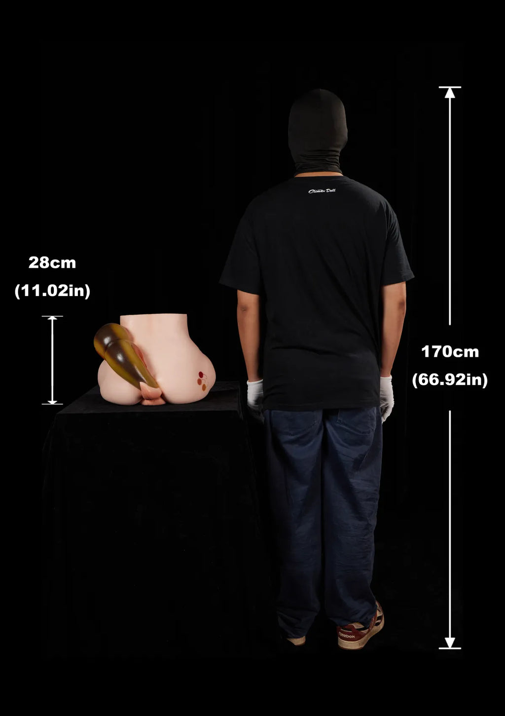 Peppy silicone torso measurements